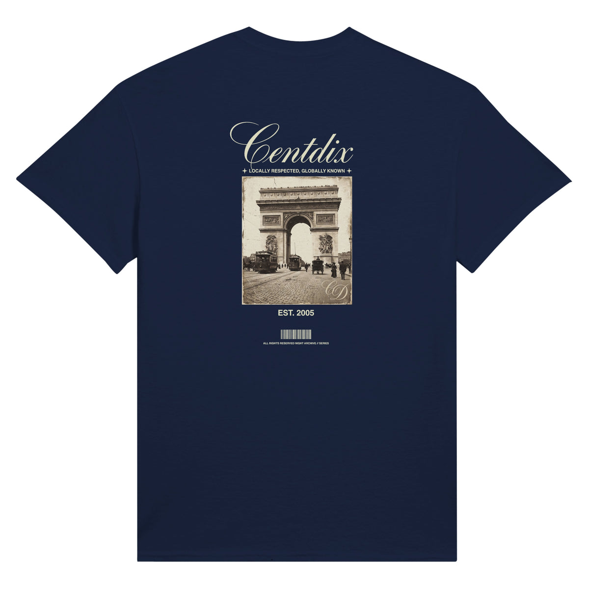 Camiseta Navy Espalda